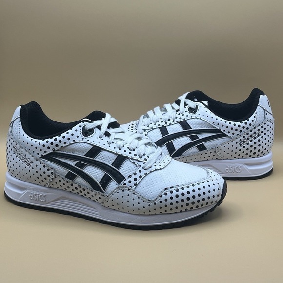 ASICS Tiger Gel-Saga White Polka Dots - Women\'s Size 9 (1192A112) Men\'s Size 7.5